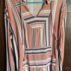 Wallflower Striped Pink Light Knit Top